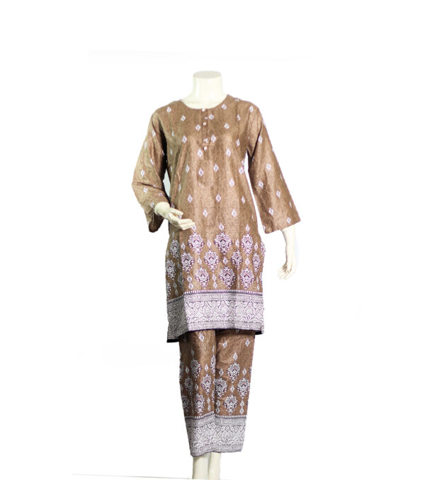 Lawn Dress - Printed 2 PC Stitched Shirt & Trouser