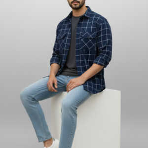 Double Pocket Cotton Twill Shirt