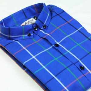 Semi-Formal Check Cotton Shirt 100% Pure Cotton Fabric
