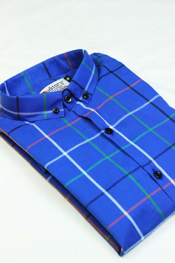 Semi-Formal Check Cotton Shirt 100% Pure Cotton Fabric