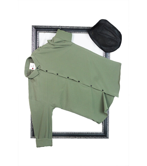 Formal Plain Soft Cotton Power Stretch Shirt - Image 3