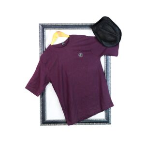 Embossed T-Shirts Dropped Shoulder Summer T-Shirt
