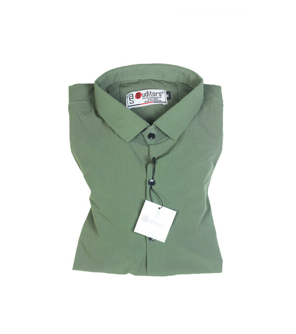 Formal Plain Soft Cotton Power Stretch Shirt - Image 2
