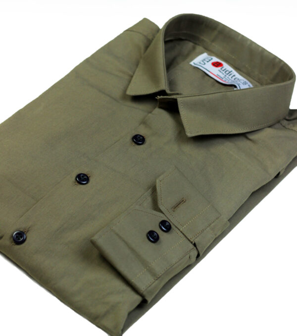 Mens Formal Plain Shirt Pure Soft Cotton
