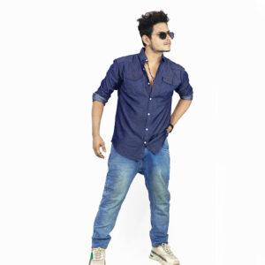 Casual Denim Shirt Double Pocket