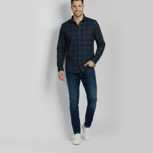 Semi-Formal Cotton Check Shirt Soft Cotton