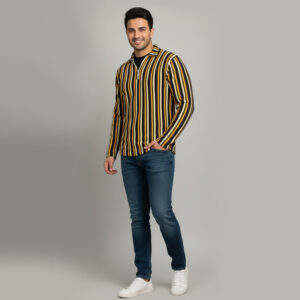 New Quarter-Zipper Sweat-Shirt Yellow